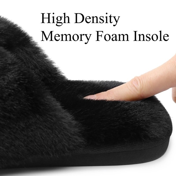 Cozy Black Faux Fur Women's Slippers Size 9-9.5 (40-41)
Mtp(18) - Picture 6 of 8